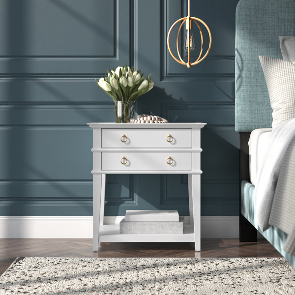 Greyleigh™ Hillsville Solid + Manufactured Wood Nightstand & Reviews
